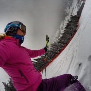 lindsey vonn powder day