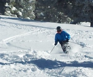 Nick Williams skis powder at Vail