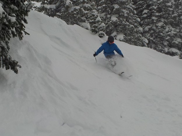 Nick Williams skis Vail