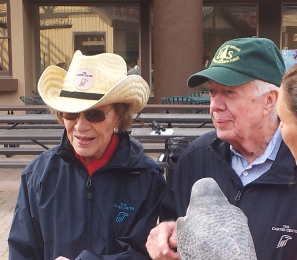 Jimmy and Rosalynn Carter in Vail 