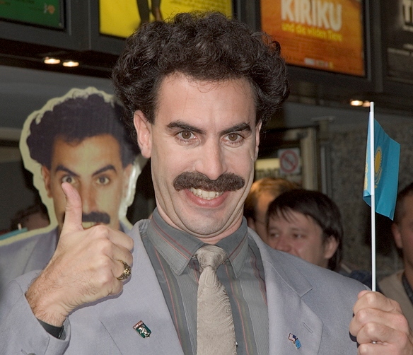 Borat (wiki commons).