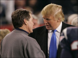 Donald Trump and Bill Belichick.