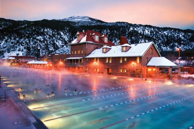 The Glenwood Hot Springs.