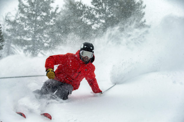 powder day at vail