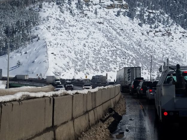 I-70 jam Dowd Junction